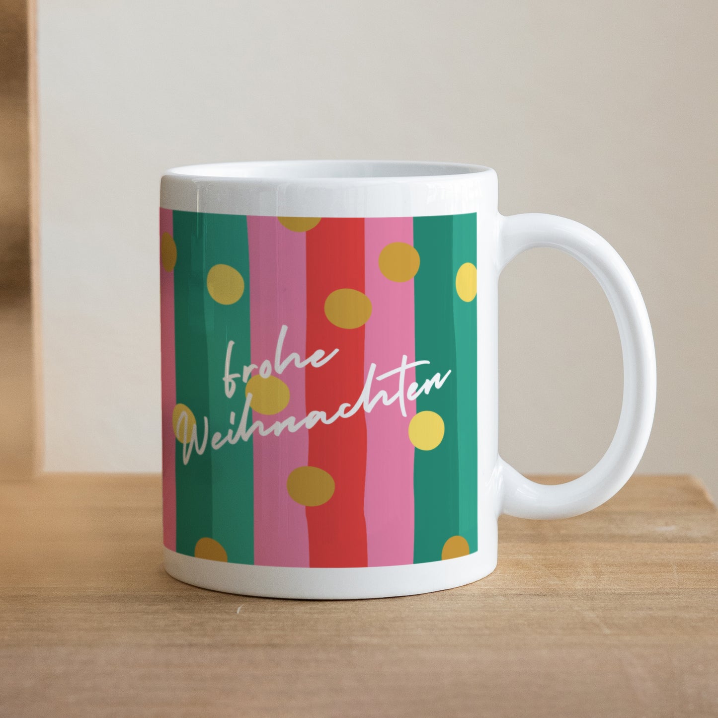Tasse Objekte Weiß Jolly Glitter foto N° 1