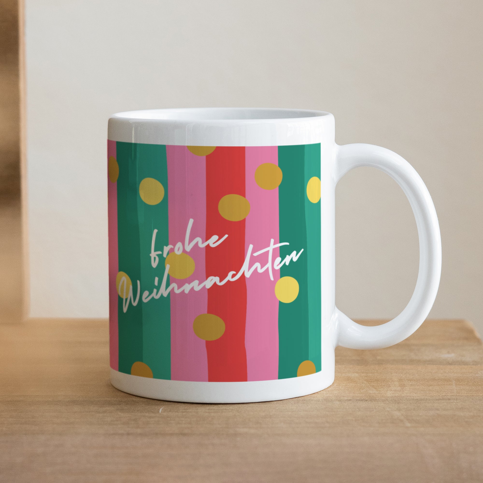 Tasse Objekte Weiß Jolly Glitter foto N° 1