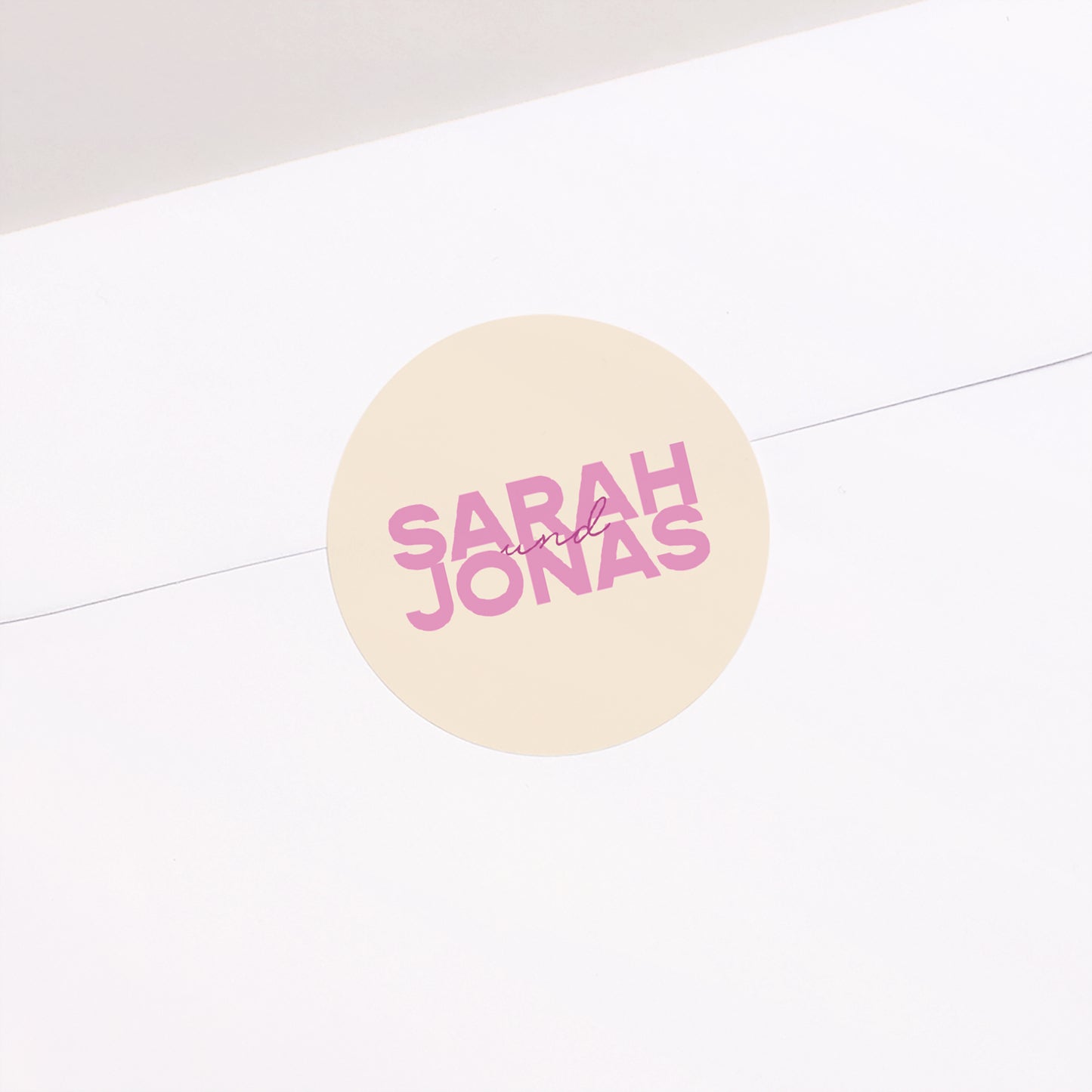 Sticker Hochzeit Rund Farb Stimmung foto N° 2