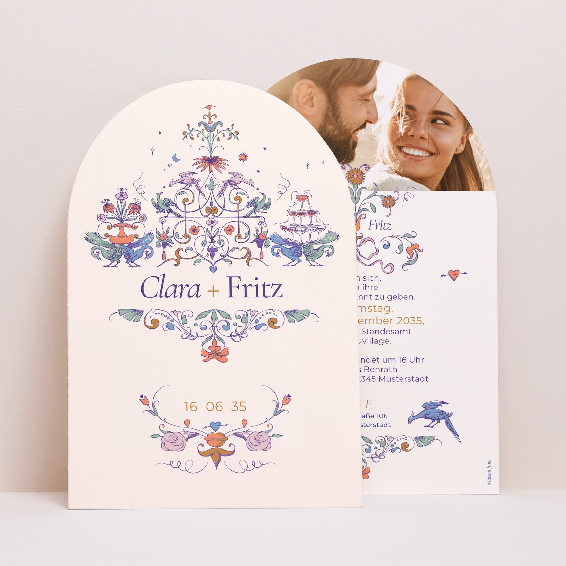 Hochzeitseinladung Arche Liebesdekorum foto N° 1
