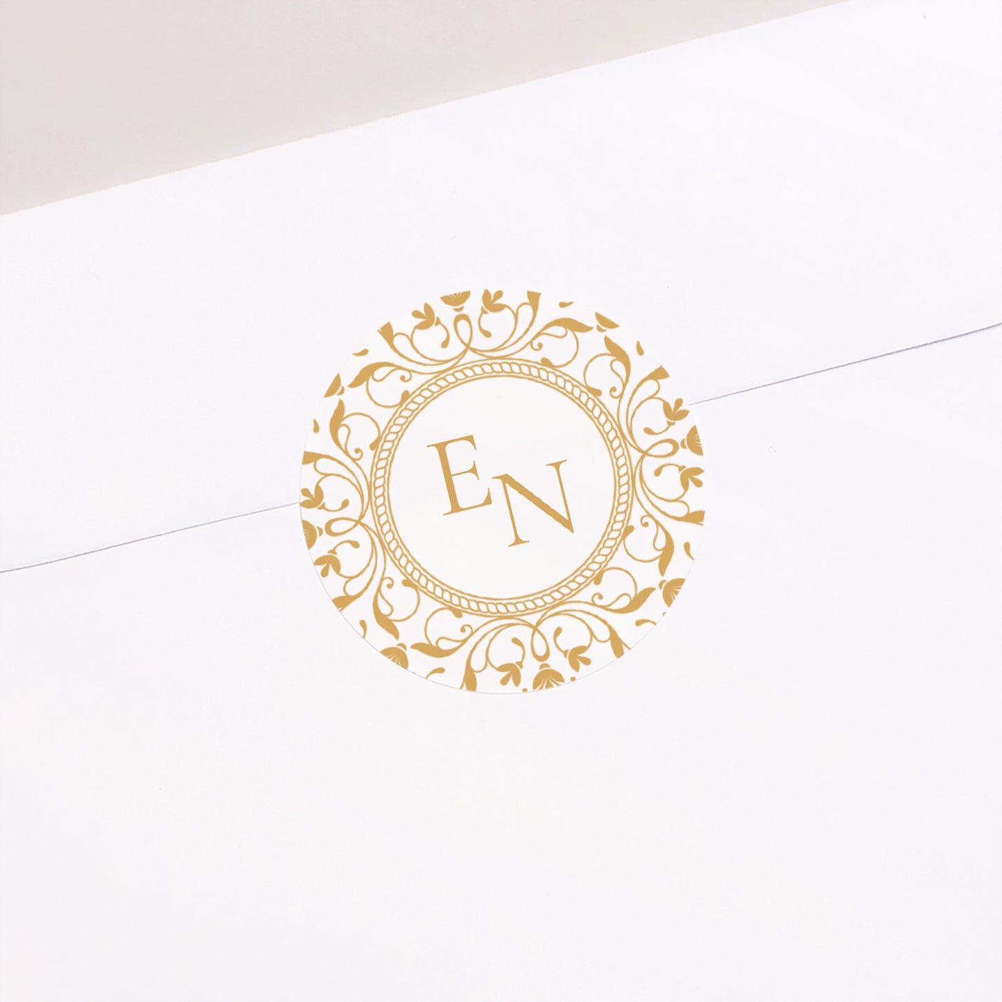 Sticker Hochzeit Rund Barockromanze foto N° 2