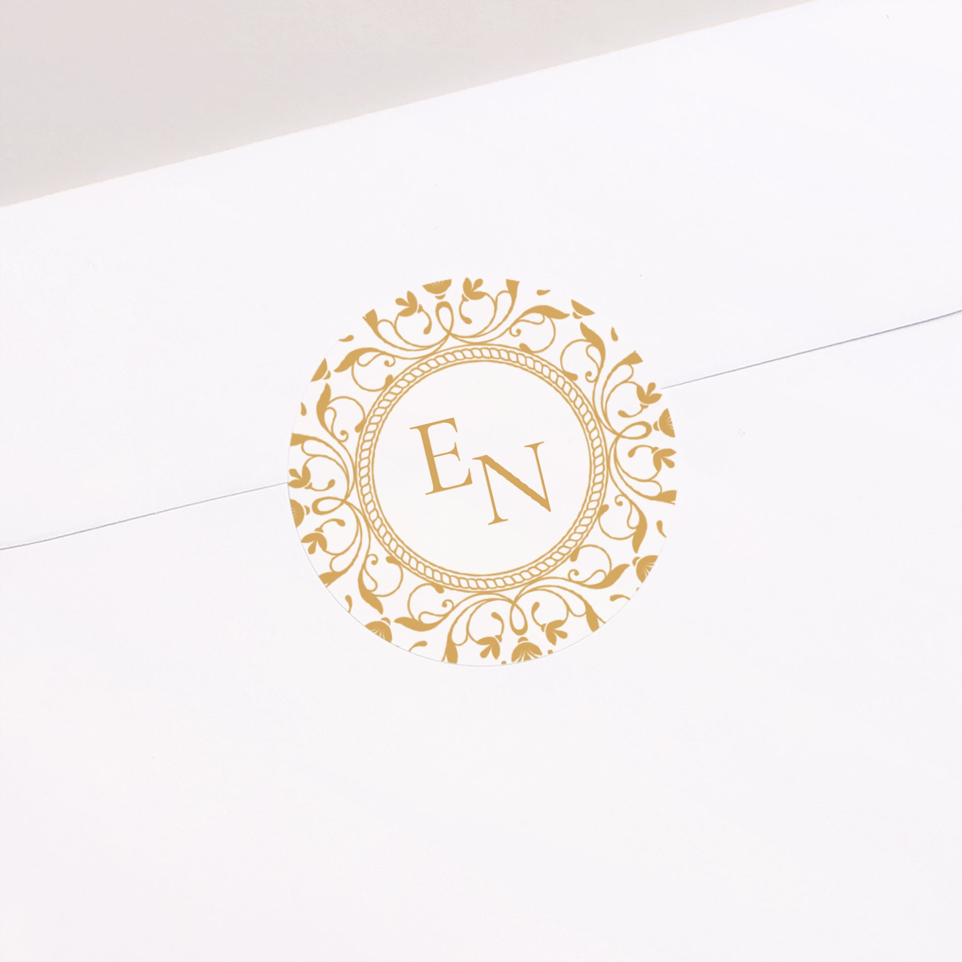 Sticker Hochzeit Rund Barockromanze foto N° 2