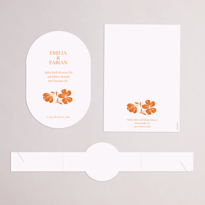 Hochzeitseinladung Banner, 2 Karten Die Blumenwerkstatt foto N° 4