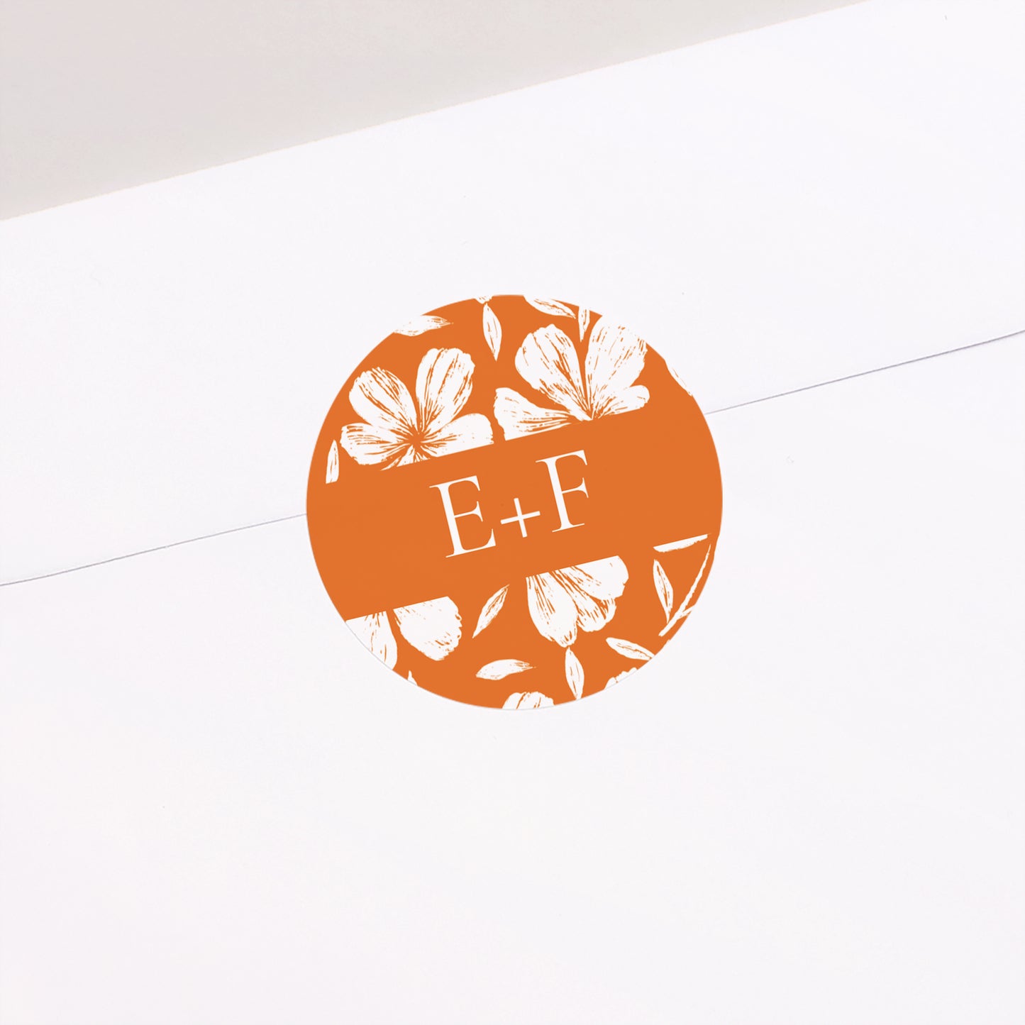 Sticker Hochzeit Rund Die Blumenwerkstatt foto N° 2