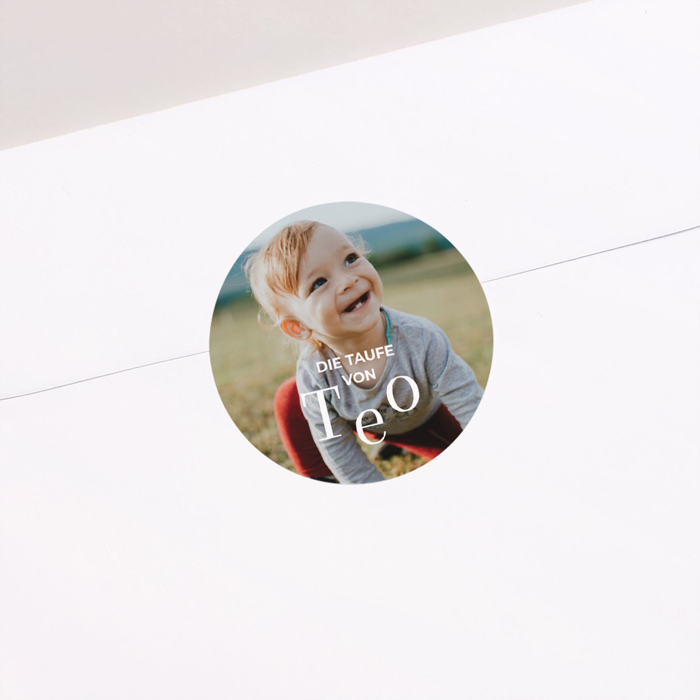 Sticker Taufe Rund Die Zeit der Gnade foto N° 2