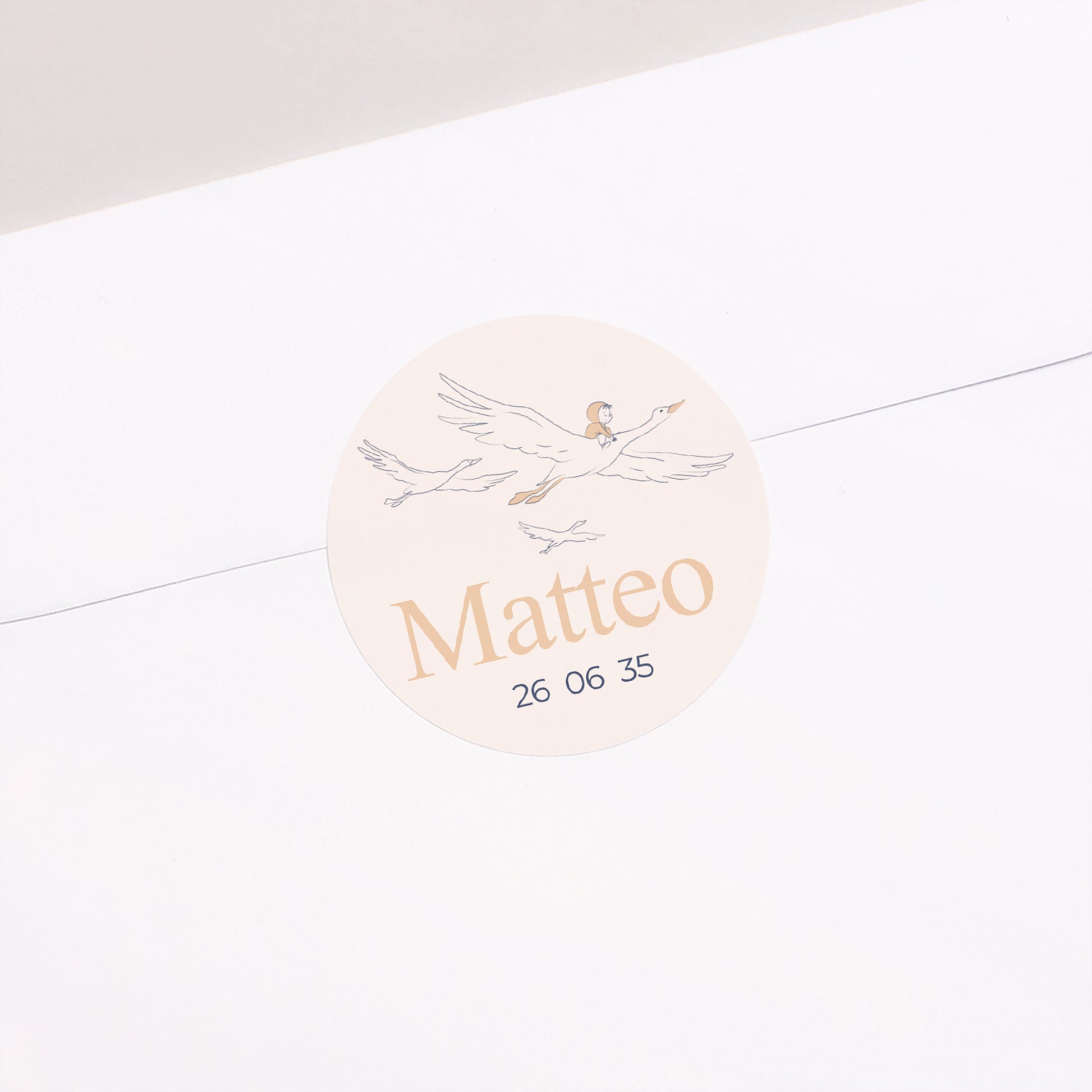 Sticker Taufe Rund Der heilige Aufbruch foto N° 2