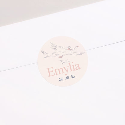 Sticker Taufe Rund ein sanfter Aufstieg foto N° 2