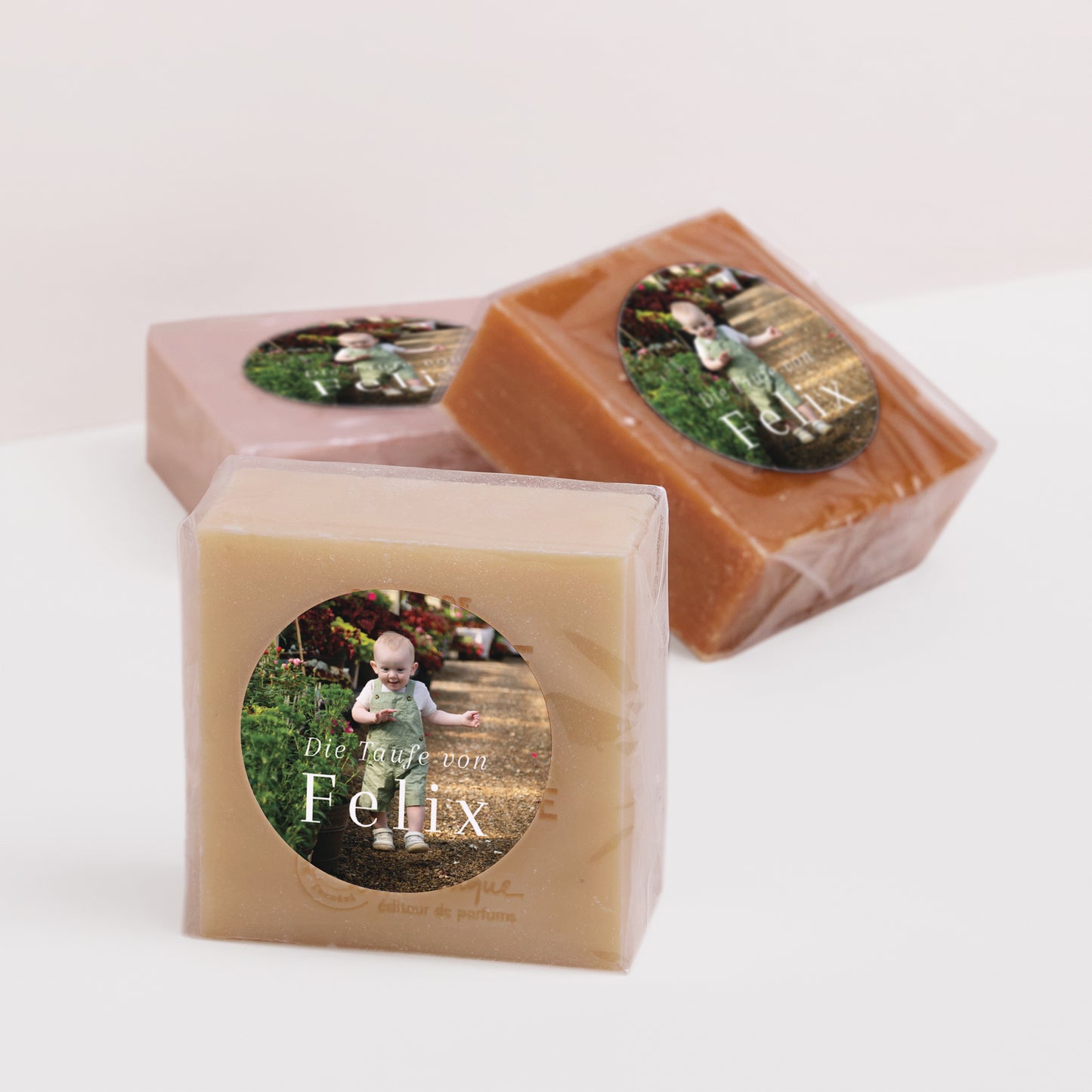 Sticker Taufe Rund Heiliger Schnappschuss foto N° 3