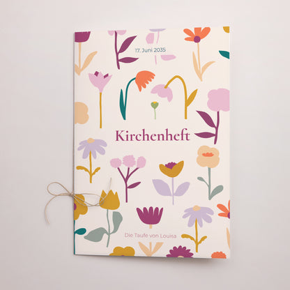 Kirchenheft Taufe Doppelflügel Knospen der Freude foto N° 1