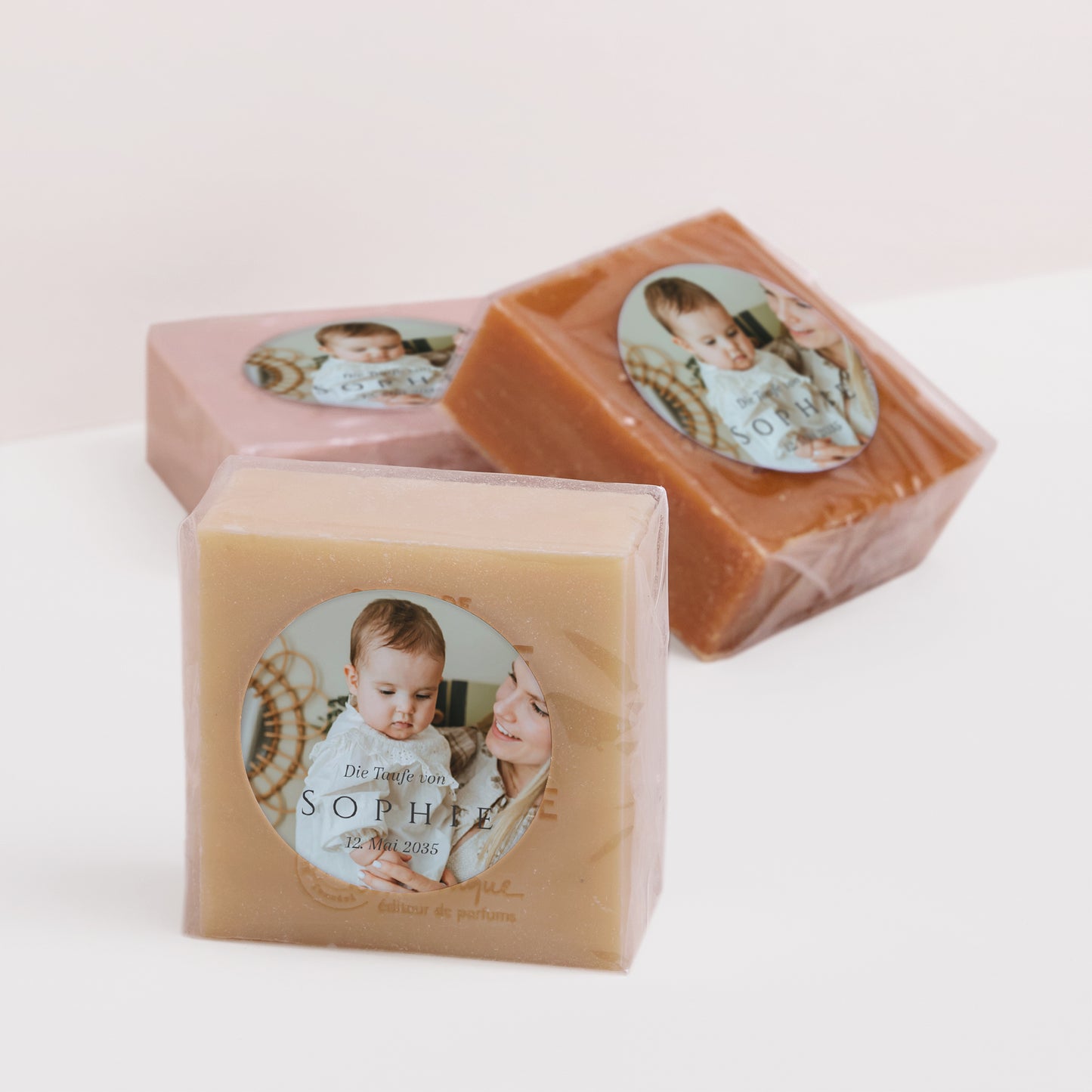 Sticker Taufe Rund Unter dem Blick Gottes foto N° 3