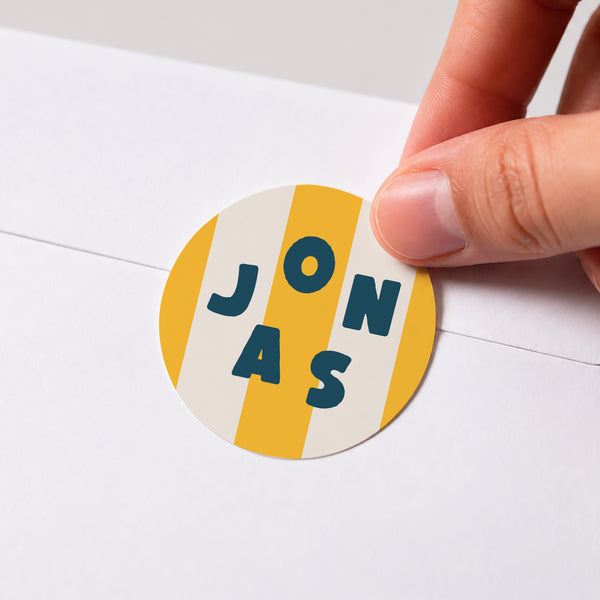 Sticker Geburt Rund Born Cool foto