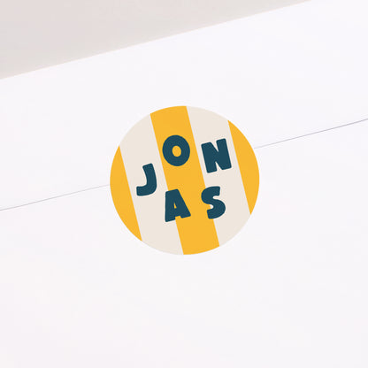 Sticker Geburt Rund Born Cool foto N° 2
