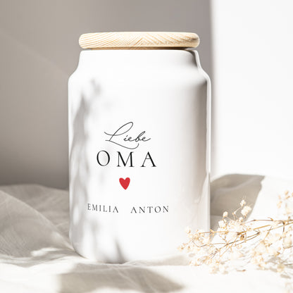 Keramiktopf Objekte 65 cl Love Oma foto N° 1