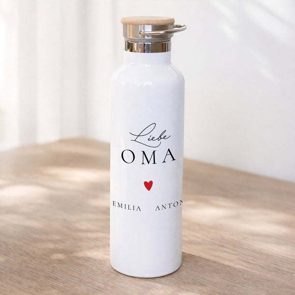 Trinkflasche Objekte 75 cl Love Oma foto