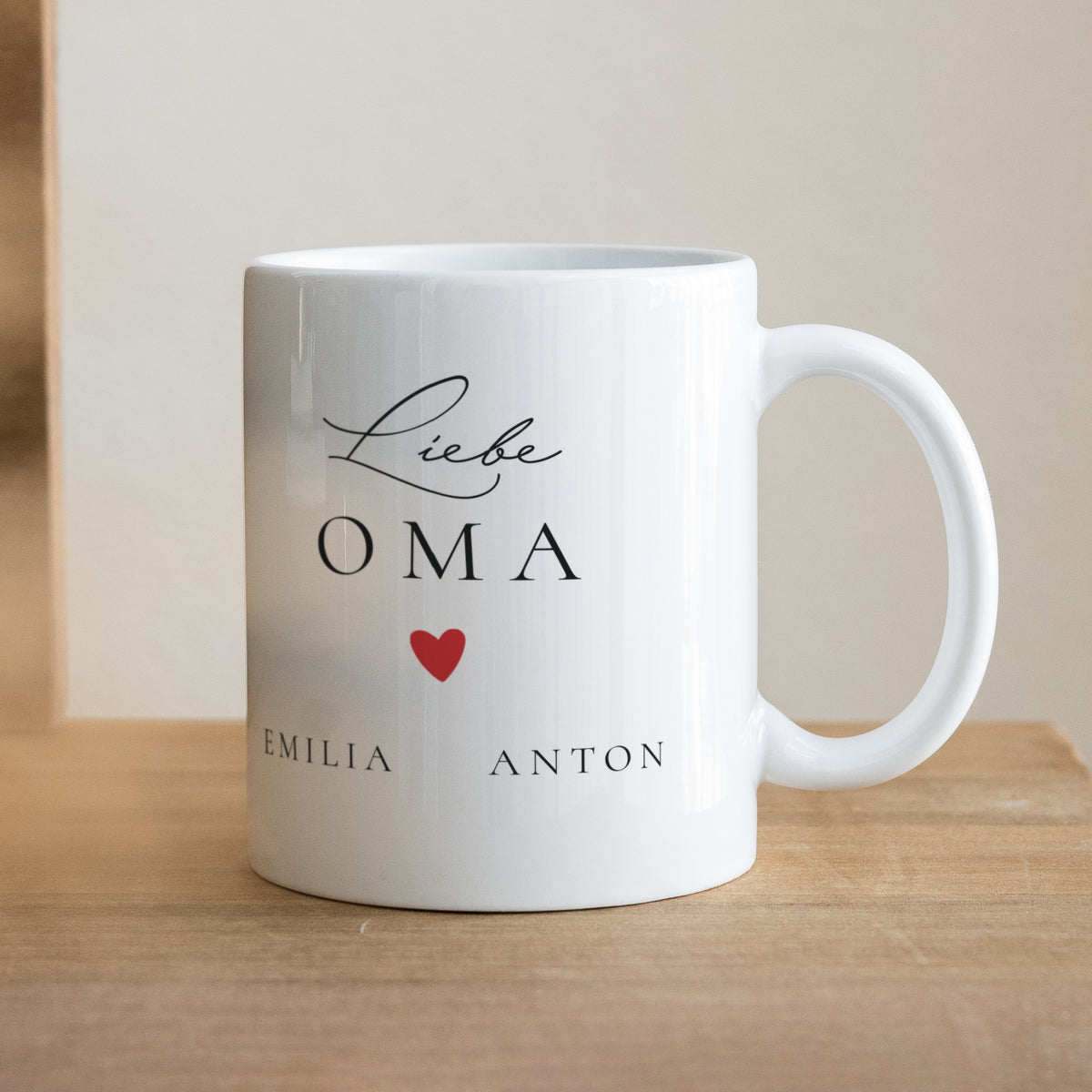 Tasse Objekte Weiß Love Oma foto N° 1