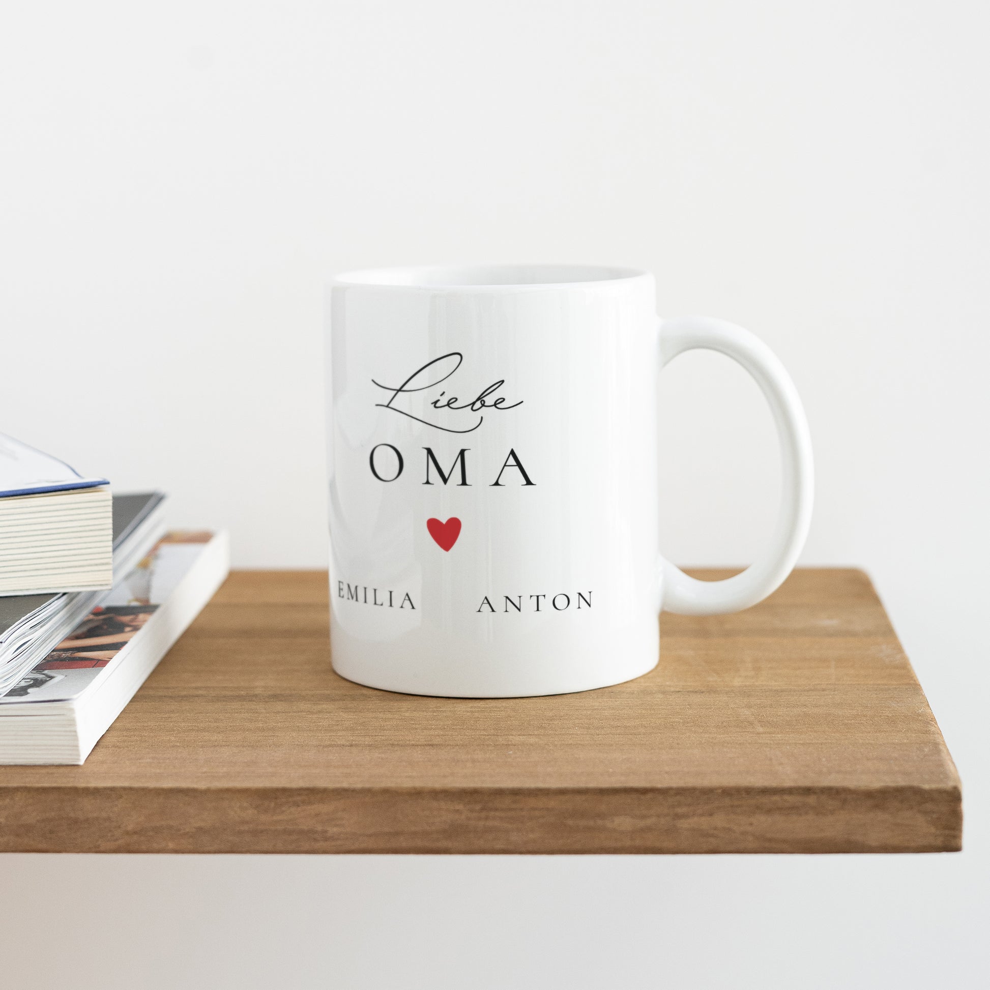 Tasse Objekte Weiß Love Oma foto N° 4