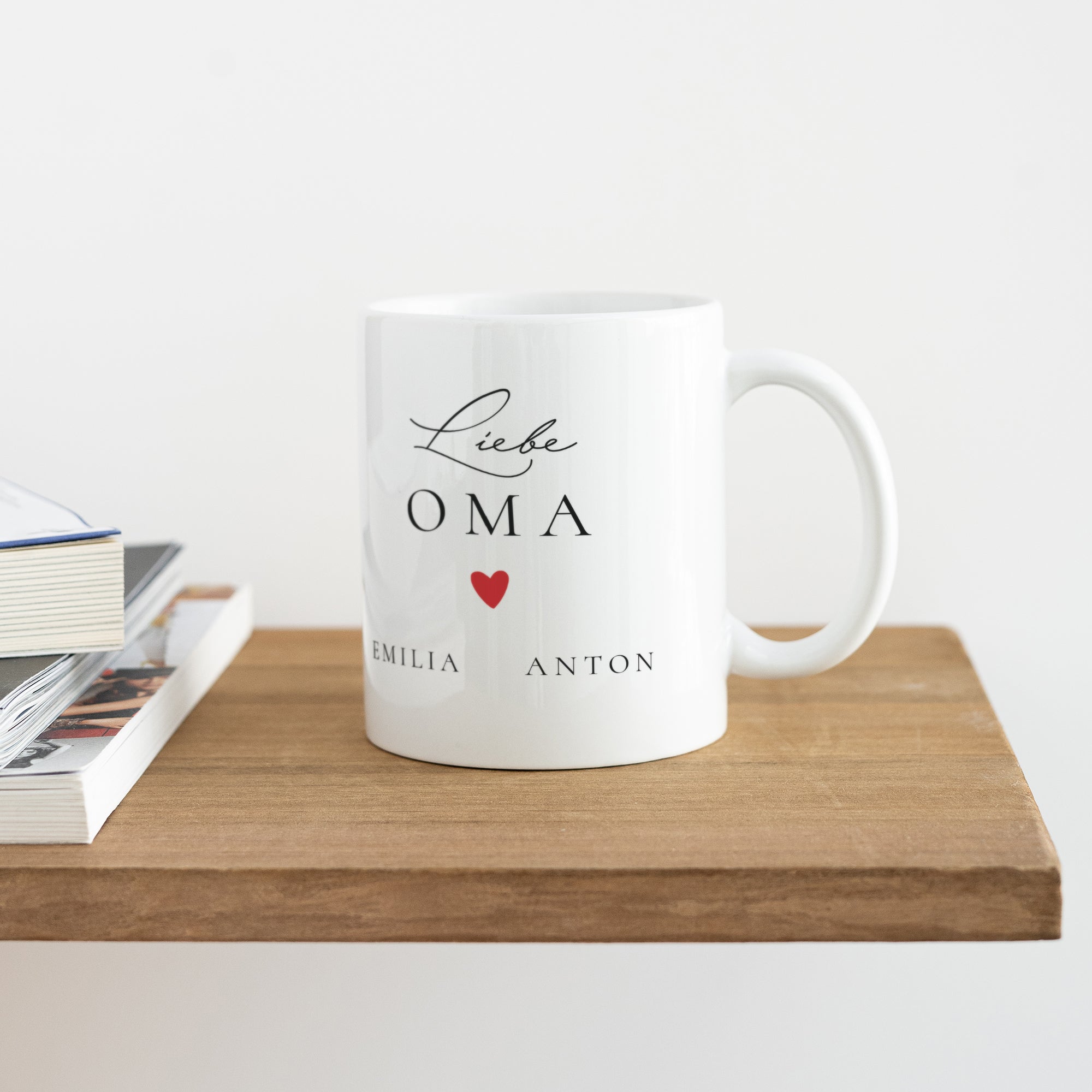Tasse Objekte Weiß Love Oma foto N° 4
