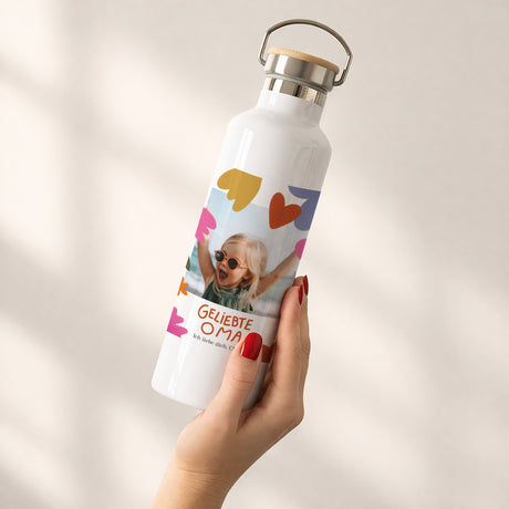 Trinkflasche Objekte 75 cl Oma in Gold