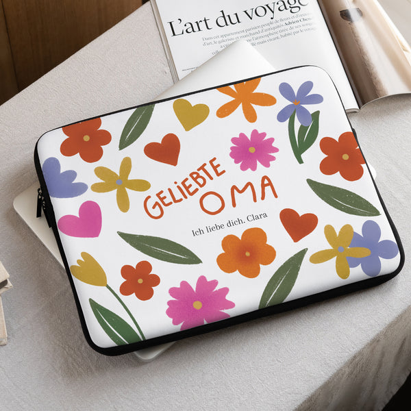 Laptophülle Objekte 15 Zoll Oma in Gold foto