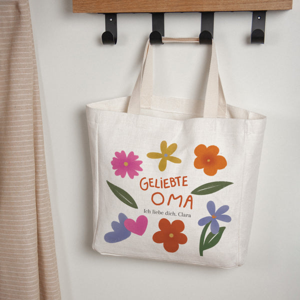 Tote bag Objekte Tragehenkel Oma in Gold foto