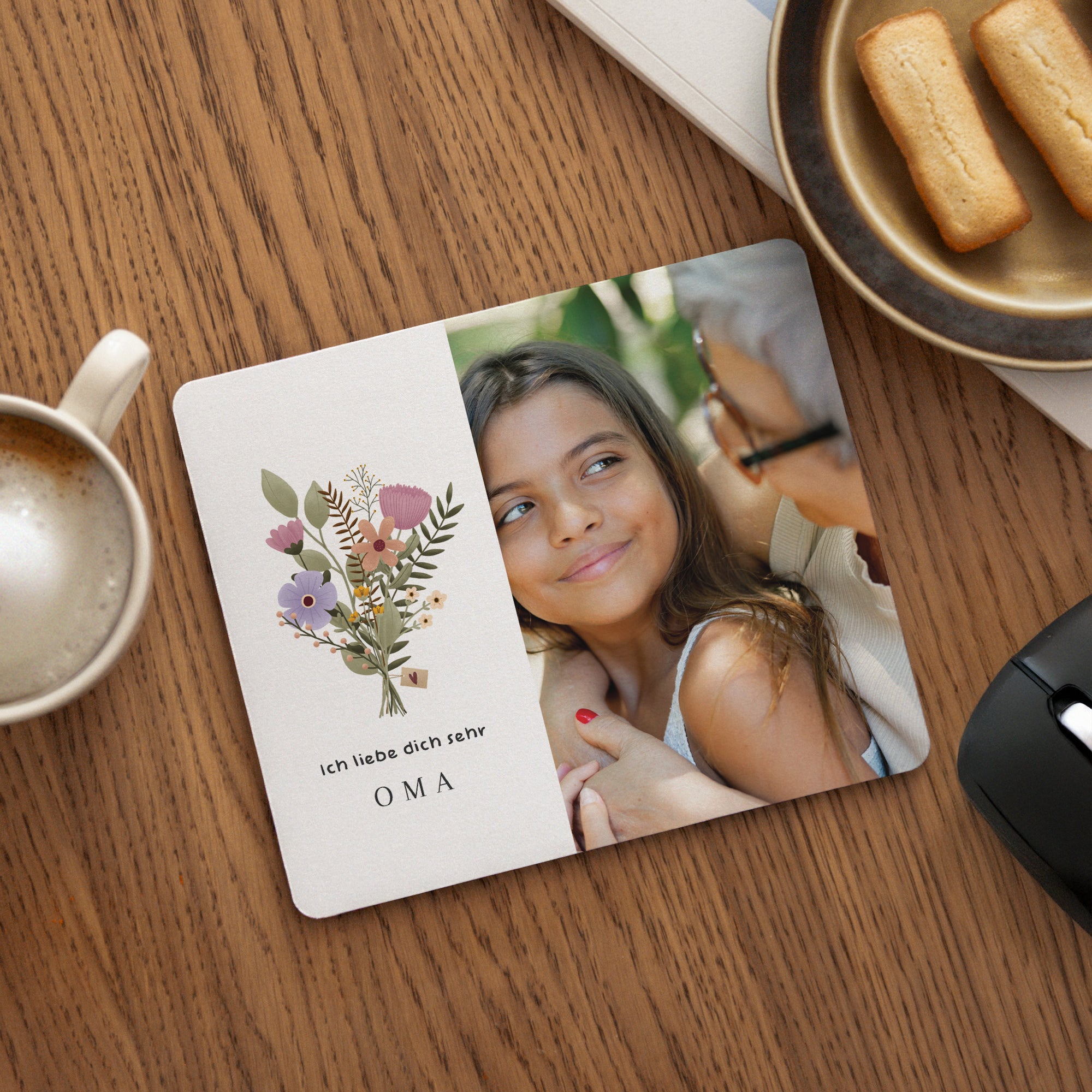 Mousepad Objekte Rechteck Großmutter fürs Leben foto N° 1