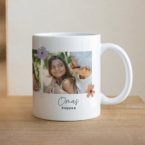 Tasse Objekte Weiß Großmutter fürs Leben foto