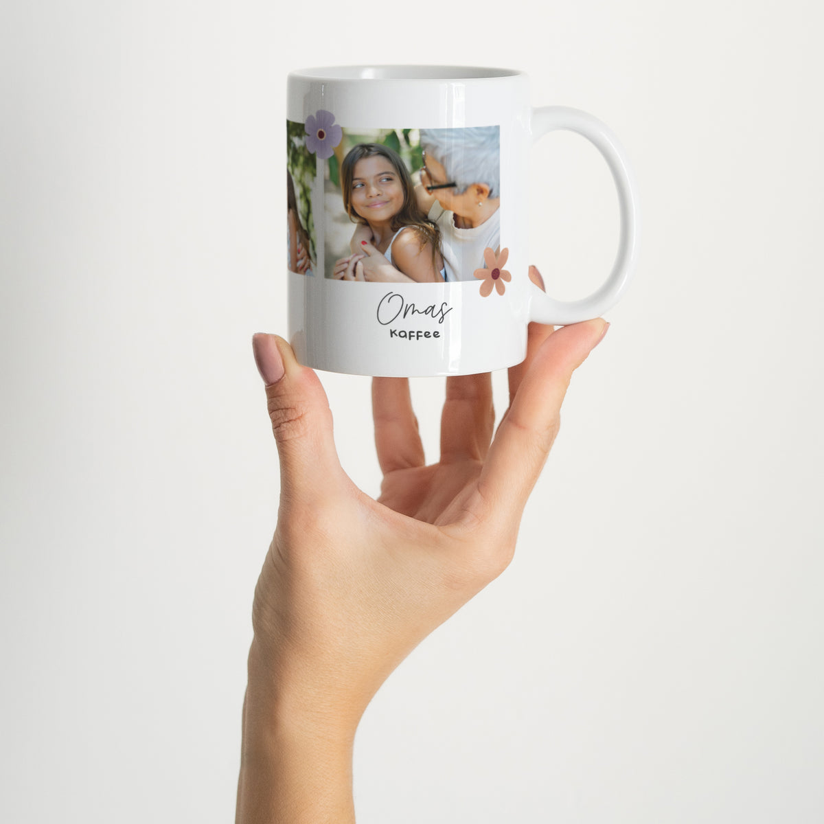 Tasse Objekte Weiß Großmutter fürs Leben foto N° 2