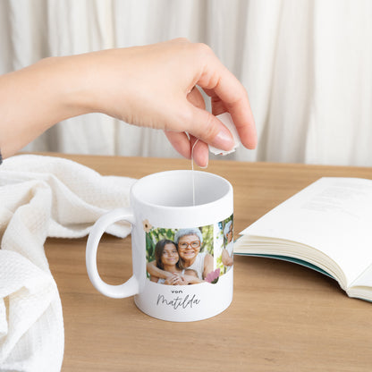 Tasse Objekte Weiß Großmutter fürs Leben foto N° 3