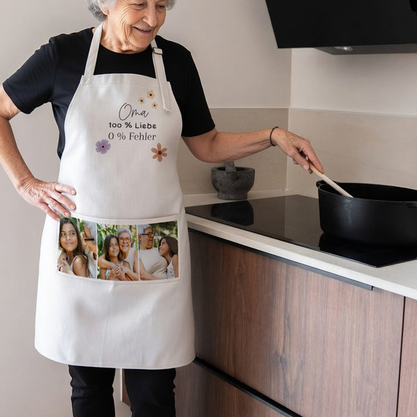 Schürze Objekte Natürliches Beige Großmutter fürs Leben foto