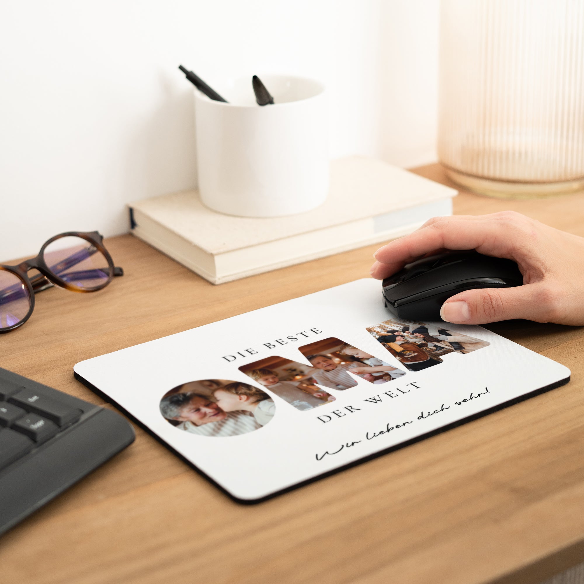 Mousepad Objekte Rechteck Oma ist Spitze foto N° 2