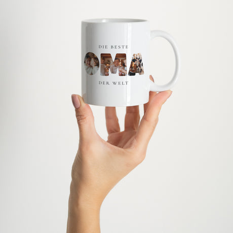 Tasse Objekte Weiß Oma ist Spitze