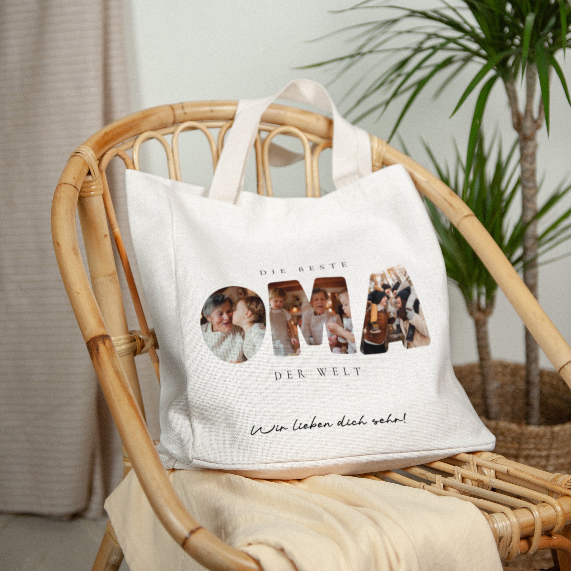 Tote bag Objekte Tragehenkel Oma ist Spitze foto N° 2