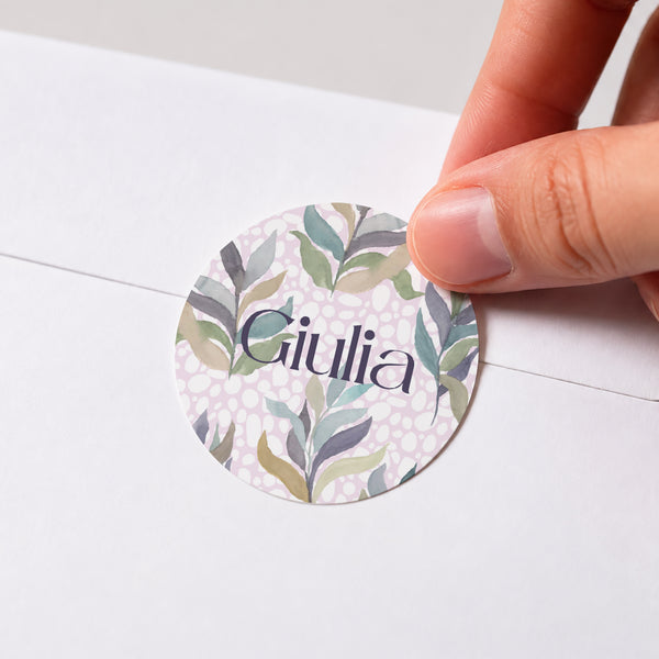 Sticker Geburt Rund Blüte des Lebens foto