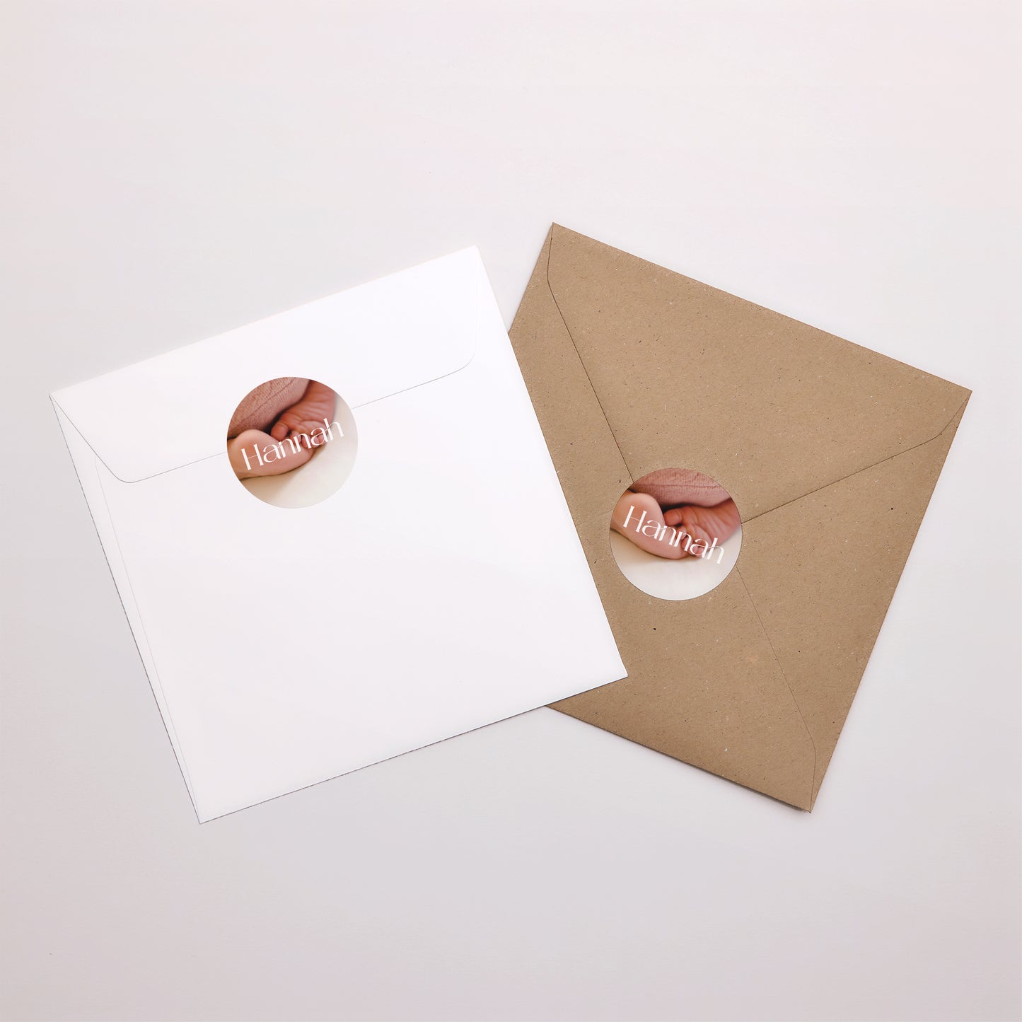 Sticker Geburt Rund Erstes Bild foto N° 4