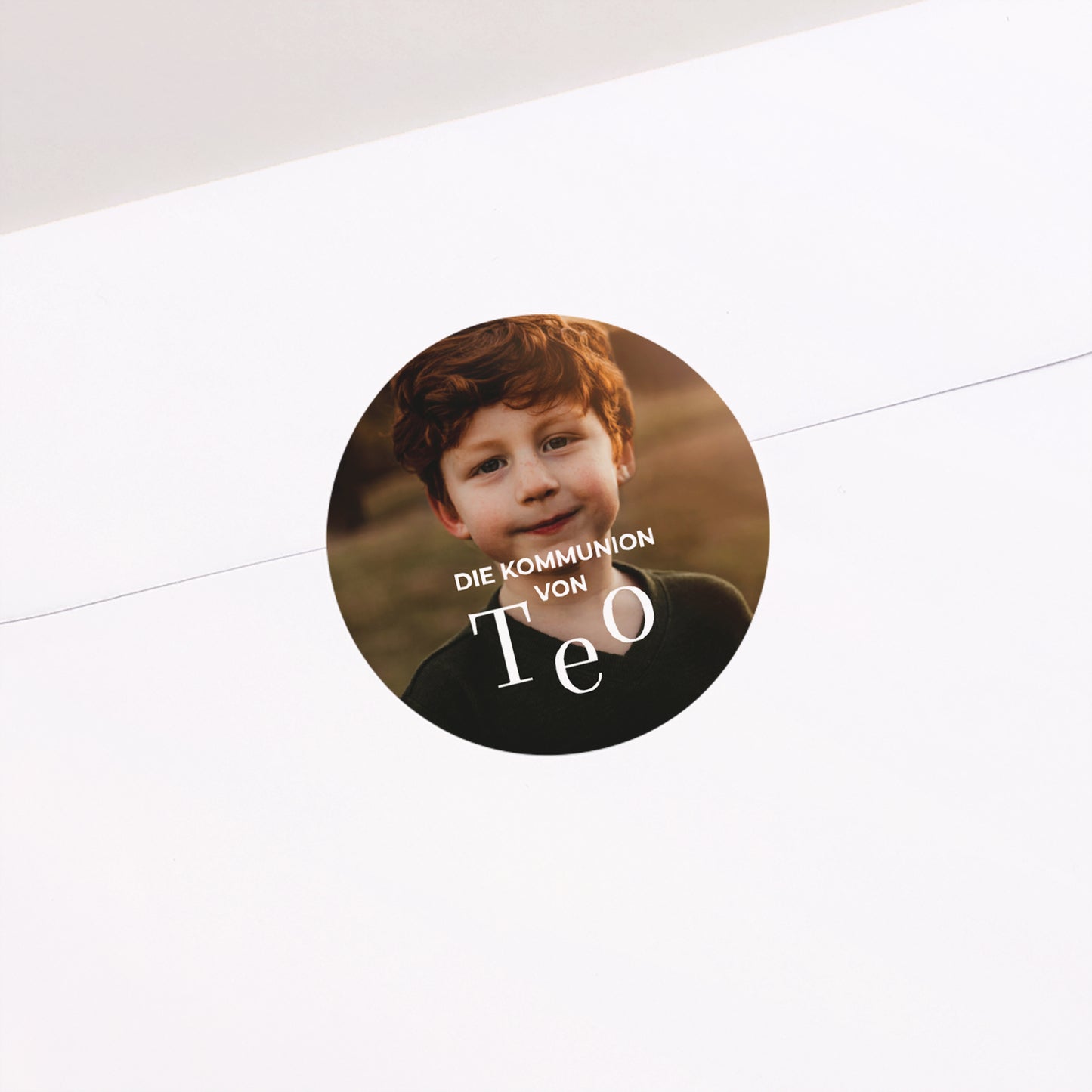 Sticker Kommunion Rund Der heilige Moment foto N° 2