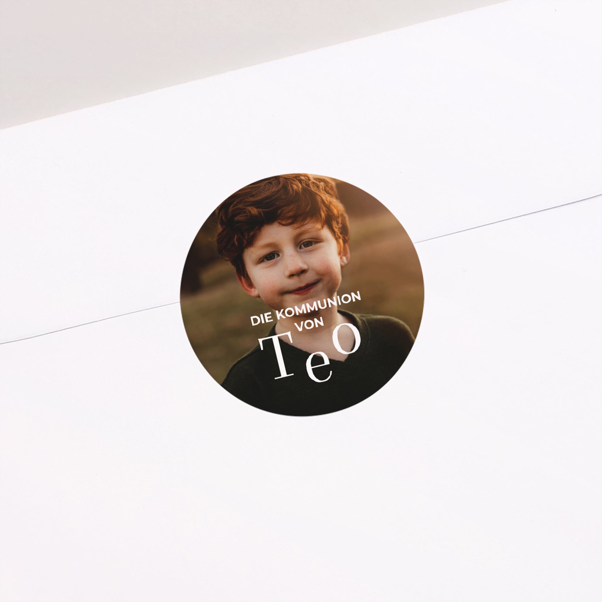 Sticker Kommunion Rund Der heilige Moment foto N° 2