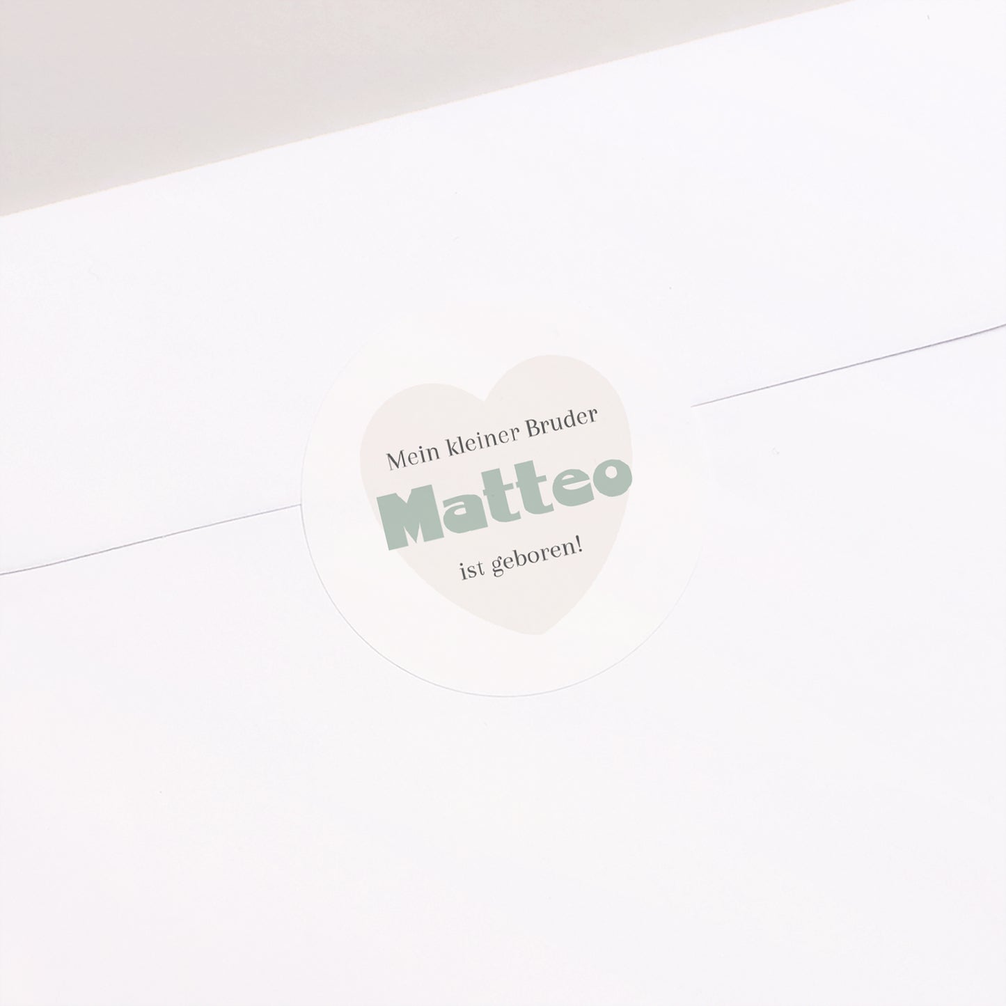 Sticker Geburt Rund Wo es beginnt. foto N° 2