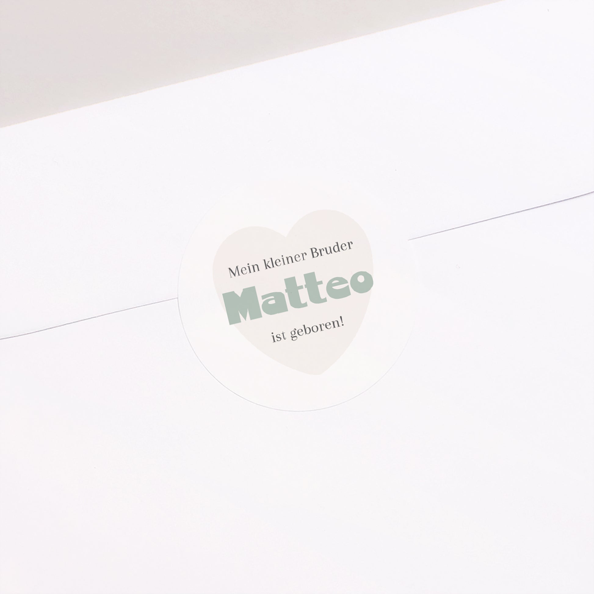 Sticker Geburt Rund Wo es beginnt. foto N° 2