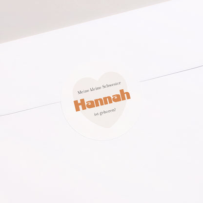 Sticker Geburt Rund Mein Held, mein Bruder foto N° 2