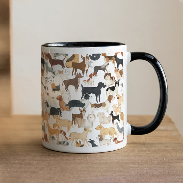 Tasse Objekte Schwarz Hundeparty foto