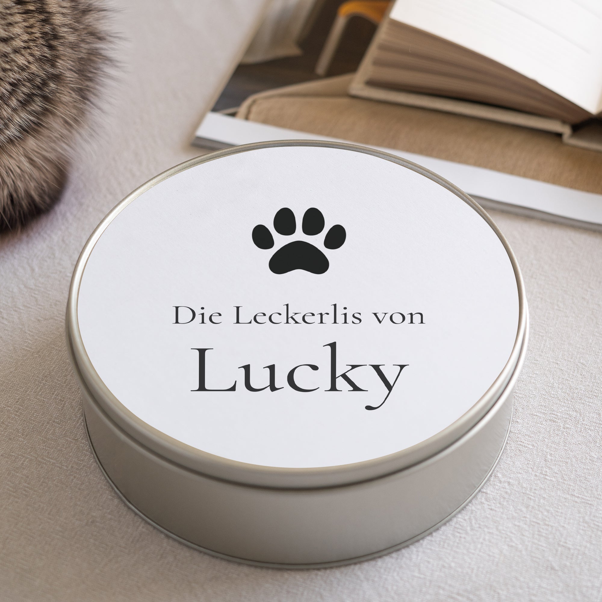 Futterbox Objekte Runde Liebes Pfoten foto N° 1