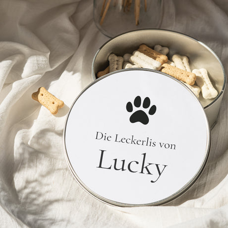Futterbox Objekte Runde Liebes Pfoten