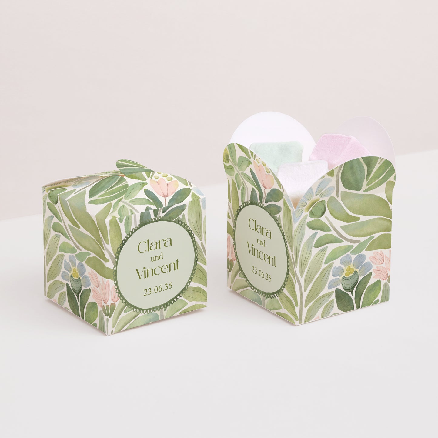 Geschenkbox Hochzeit Schmetterlingsöffnung Der Garten der Versprechen foto N° 2