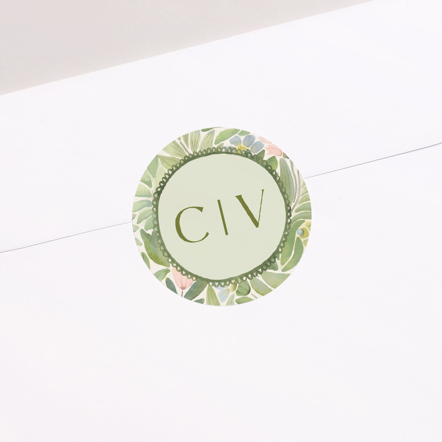 Sticker Hochzeit Rund Der Garten der Versprechen foto N° 2