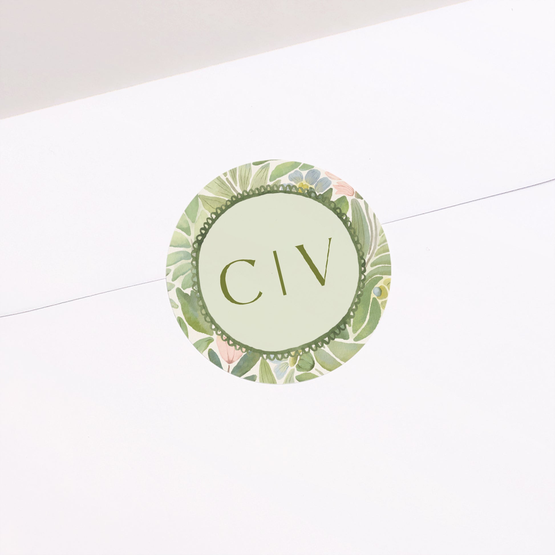 Sticker Hochzeit Rund Der Garten der Versprechen foto N° 2