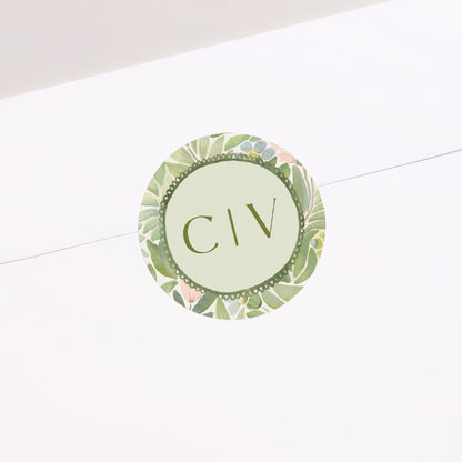 Sticker Hochzeit Rund Der Garten der Versprechen foto N° 2