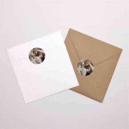 Sticker Geburt Rund Durch das Objektiv foto N° 4