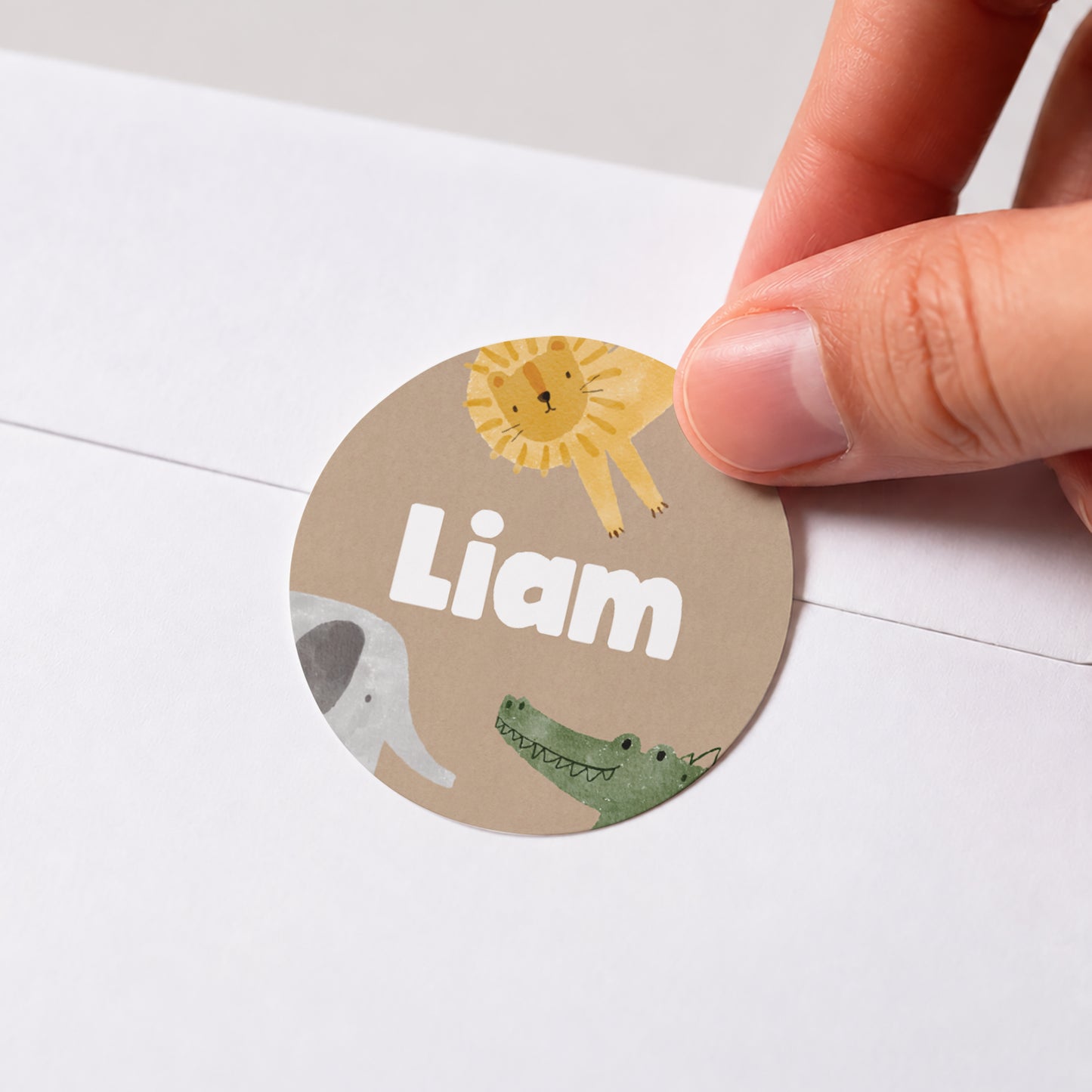 Sticker Geburt Rund Wildes Erwachen foto N° 1