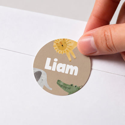 Sticker Geburt Rund Wildes Erwachen foto N° 1