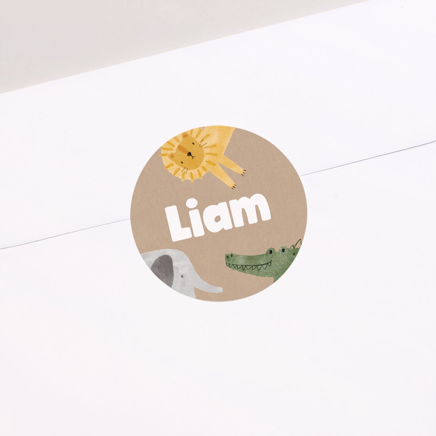 Sticker Geburt Rund Wildes Erwachen foto N° 2